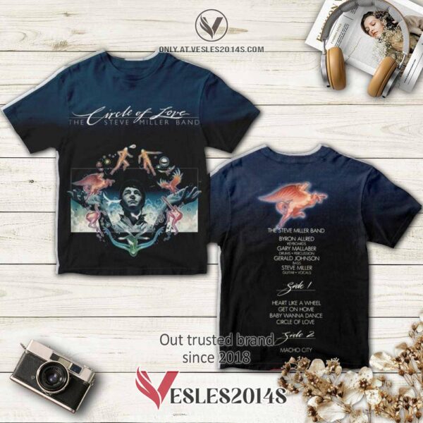 The Steve Miller Band Circle Of Love Album 3D Shirt, Perfect Gifts For Music Lovers - Vesles2014S