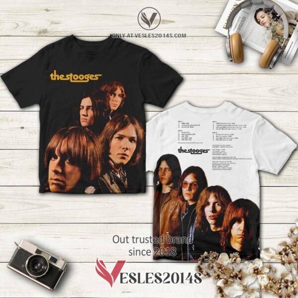 The Stooges Band The Stooges Album 3D T-Shirt, Perfect Gifts For Music Lovers - Vesles2014S