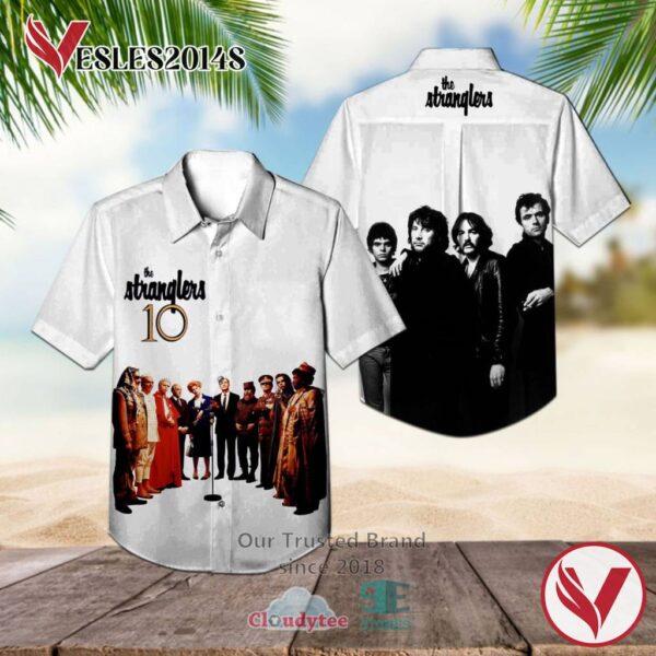 The Stranglers 10 1990 Album Hawaiian Shirt, Best Gift For Music Lovers Vesles2014S