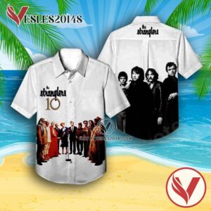 The Stranglers 10 Album Cover Hawaiian Shirt, Unique Gifts For Music Lovers - Vesles2014S