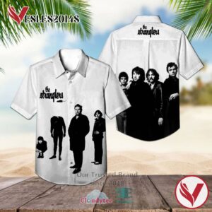 The Stranglers Black and White 1978 Album Hawaiian Shirt, Best Gift For Music Lovers Vesles2014S