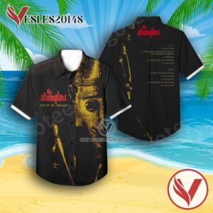 The Stranglers Coup De Grace Album Cover Hawaiian Shirt, Unique Gifts For Music Lovers - Vesles2014S