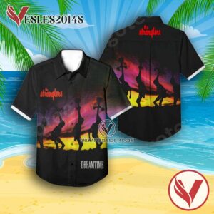 The Stranglers Dreamtime Album Cover Hawaiian Shirt, Unique Gifts For Music Lovers - Vesles2014S