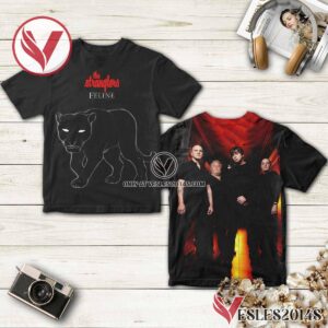 The Stranglers Feline Album Cover Shirt Style 2, Unique Gifts For Music Lovers - Vesles2014S