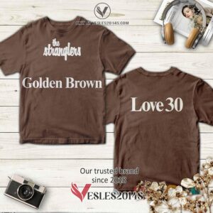 The Stranglers Golden Brown Album 3D T-Shirt, Unique Gifts For Music Lovers - Vesles2014S