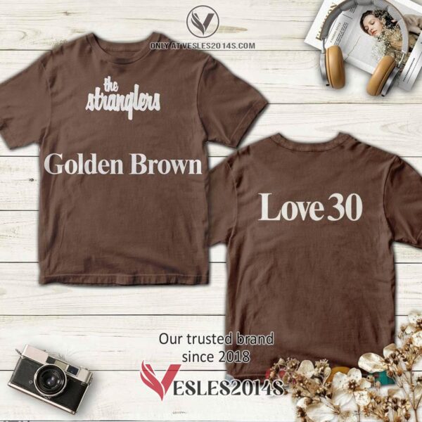 The Stranglers Golden Brown Album 3D T-Shirt, Unique Gifts For Music Lovers - Vesles2014S