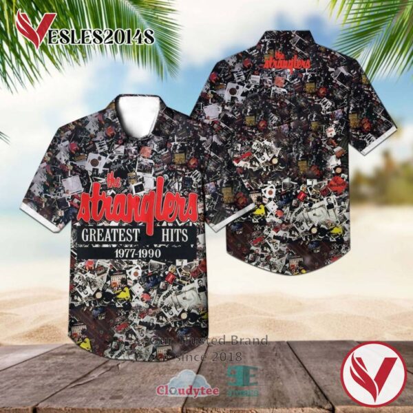 The Stranglers Greatest Hits 1977–1990 Album Hawaiian Shirt, Best Gift For Music Lovers Vesles2014S