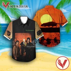 The Stranglers Rattus Norvegicus Album Cover Hawaiian Shirt, Unique Gifts For Music Lovers - Vesles2014S