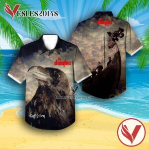 The Stranglers The Raven Album Cover Hawaiian Shirt, Unique Gifts For Music Lovers - Vesles2014S