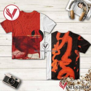 The Stranglers Written In Red Album Cover Shirt, Unique Gifts For Music Lovers - Vesles2014S