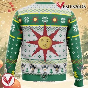 The Sun Dark Souls Ugly Christmas Sweater, Unique Christmas Gift For Fans - Vesles2014S 1