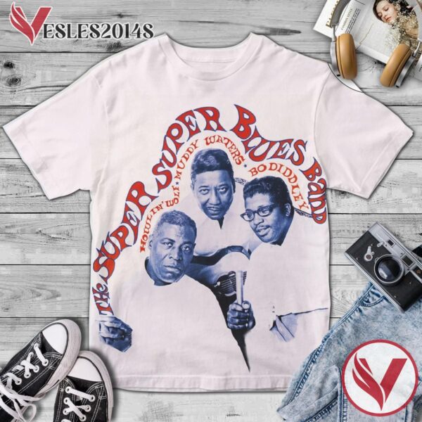 The Super Super Blues Band Album By Howlin' Wolf And Muddy Waters Shirt, Perfect Gifts For Music Lovers - Vesles2014S