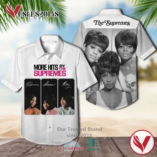 The Supremes More Hits Album Casual Hawaiian Shirt, Best Gift For Music Lovers Vesles2014S