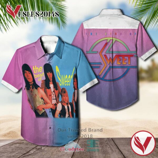 The Sweet Band The Best of Sw Album Hawaiian Shirt, Best Gift For Music Lovers Vesles2014S