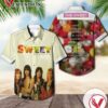 The Sweet Greatest Hits Album Cover Hawaiian Shirt, Best Gift For Music Lovers Vesles2014S