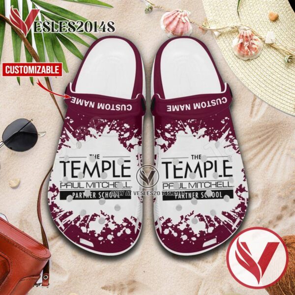 The Temple-A Paul Mitchell Partner School Logo Crocs Shoes For Men And Women, Unique Clogs Shoes For Fans - Vesles2014S 1