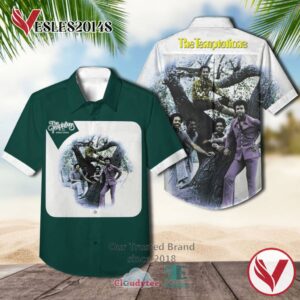 The Temptations All Directions 1972 Album Hawaiian Shirt, Best Gift For Music Lovers Vesles2014S