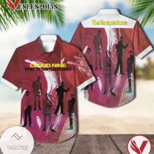 The Temptations Cloud Nine Album Cover Hawaiian Shirt, Best Gift For Music Lovers Vesles2014S
