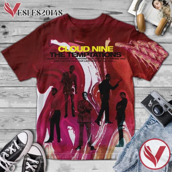 The Temptations Cloud Nine Album Cover Shirt, Perfect Gifts For Music Lovers - Vesles2014S