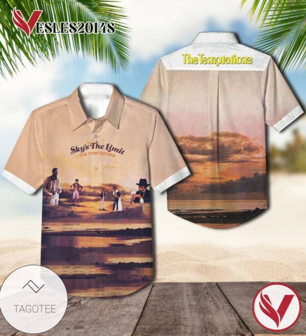 The Temptations Sky's The Limit Album Cover Hawaiian Shirt, Best Gift For Music Lovers Vesles2014S