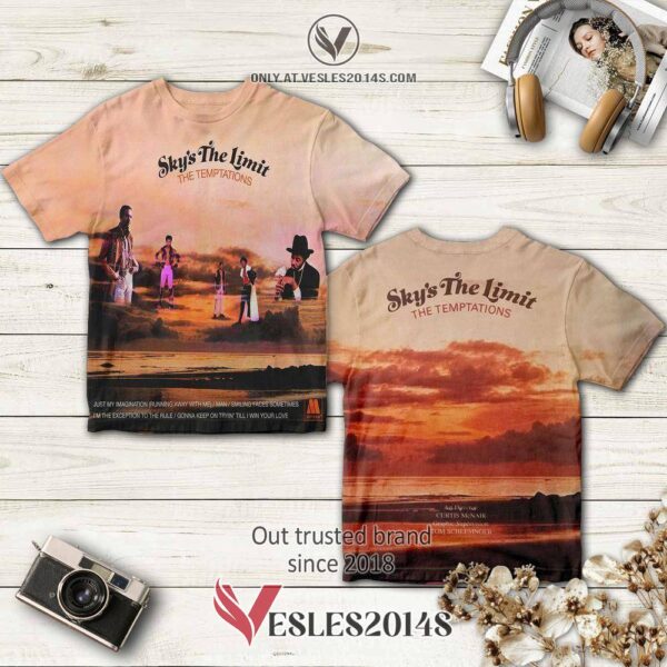 The Temptations Sky’s the Limit Album 3D Shirt, Perfect Gifts For Music Lovers - Vesles2014S
