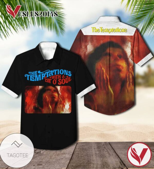 The Temptations With A Lot O' Soul Album Cover Hawaiian Shirt, Best Gift For Music Lovers Vesles2014S