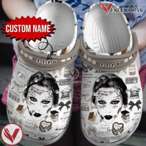 The Tortured Poets Department Taylor Swift Music Crocs Crocband Clogs Shoes, Unique Gifts For Fans - Vesles2014S