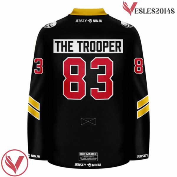 The Trooper Iron Maiden Sub Black Hockey Jersey - Vesles2014S 3