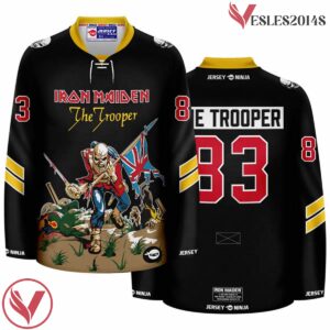The Trooper Iron Maiden Sub Black Hockey Jersey - Vesles2014S