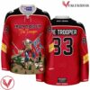 The Trooper Iron Maiden Sub Red Hockey Jersey - Vesles2014S