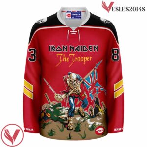 The Trooper Iron Maiden Sub Red Hockey Jersey - Vesles2014S 2