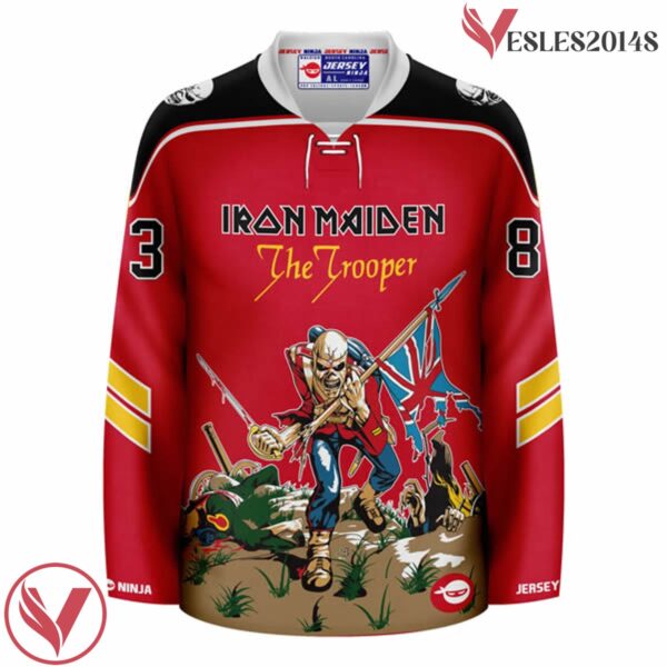 The Trooper Iron Maiden Sub Red Hockey Jersey - Vesles2014S 2