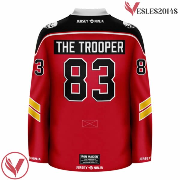 The Trooper Iron Maiden Sub Red Hockey Jersey - Vesles2014S 3