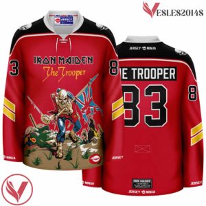 The Trooper Iron Maiden Sub Red Hockey Jersey - Vesles2014S