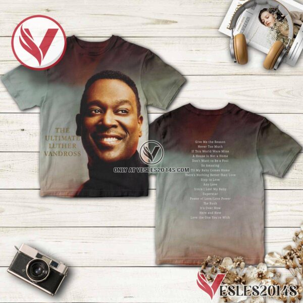 The Ultimate Luther Vandross Greatest Hits Album Cover Shirt, Unique Gifts For Music Lovers - Vesles2014S