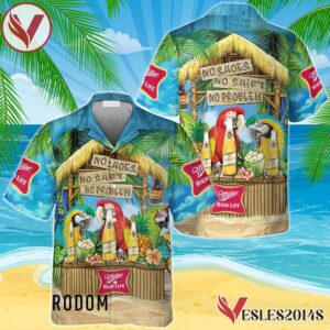 The Ultimate Margaritaville Party Miller High Life Hawaiian Shirt, Best Summer Gifts For Fans - Vesles2014S 1
