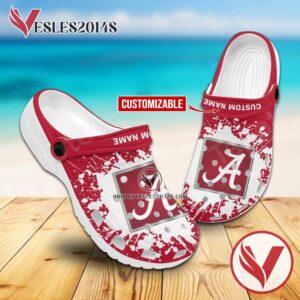 The University of Alabama Clog Unisex Crocs, Unique Footwear For Fans - Vesles2014S