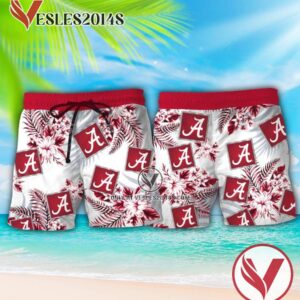 The University of Alabama Hawaiian Shirt, Beach Shorts, Perfect Gifts Idea In Holiday - Vesles2014S 1