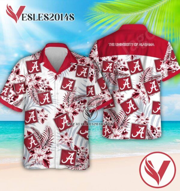 The University of Alabama Hawaiian Shirt, Beach Shorts, Perfect Gifts Idea In Holiday - Vesles2014S