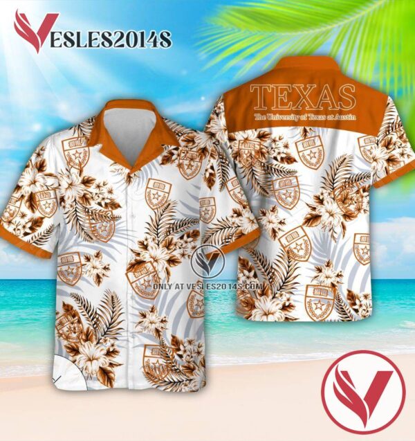 The University of Texas at Austin Logo Aloha Summer Shirt, Perfect Gifts Idea In Holiday - Vesles2014S