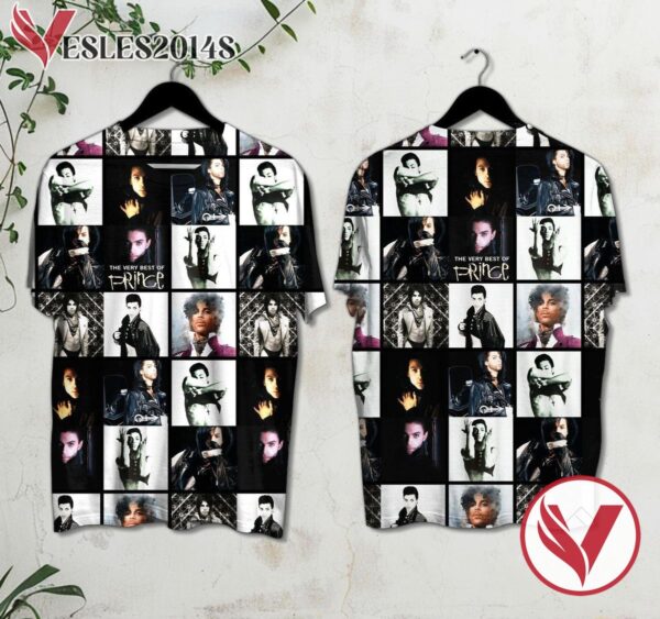 The Very Best Of Prince Album Cover Shirt, Perfect Gifts For Music Lovers - Vesles2014S