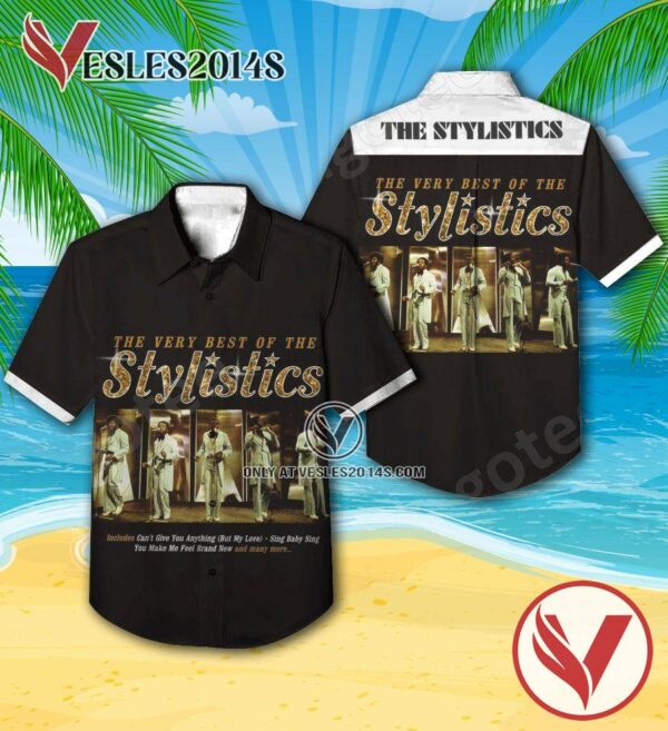 The Very Best Of The Stylistics Compilation Album Cover Hawaiian Shirt, Unique Gifts For Music Lovers - Vesles2014S