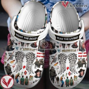 The Walking Dead Movie Crocs Crocband Clogs Shoes Comfortable For Men Women and Kids Style 3 - Vesles2014S