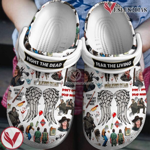 The Walking Dead Movie Crocs Crocband Clogs Shoes Comfortable For Men Women and Kids Style 3 - Vesles2014S