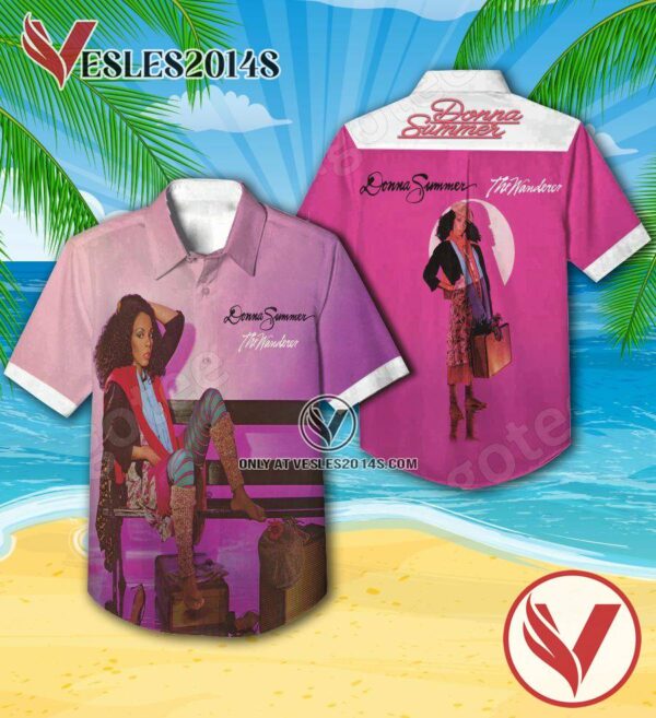 The Wanderer Album By Donna Summer Hawaiian Shirt, Unique Gifts For Music Lovers - Vesles2014S