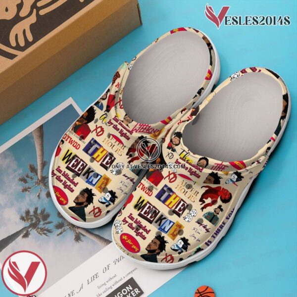 The Weeknd Music Crocs Crocband Clogs Shoes, Unique Gifts For Fans Style 1 - Vesles2014S 2