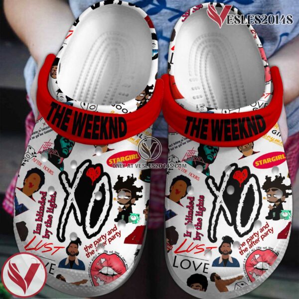 The Weeknd Music Crocs Crocband Clogs Shoes, Unique Gifts For Fans Style 13 - Vesles2014S