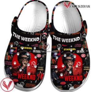The Weeknd Music Crocs Crocband Clogs Shoes, Unique Gifts For Fans Style 14 - Vesles2014S 2