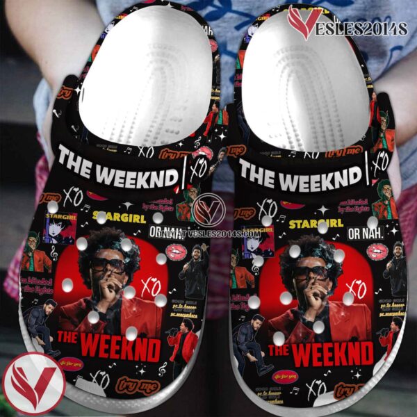 The Weeknd Music Crocs Crocband Clogs Shoes, Unique Gifts For Fans Style 7 - Vesles2014S
