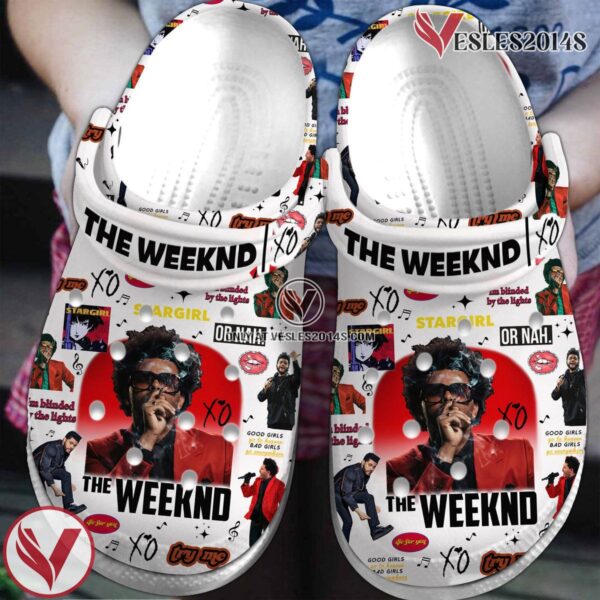 The Weeknd Music Crocs Crocband Clogs Shoes, Unique Gifts For Fans Style 8 - Vesles2014S